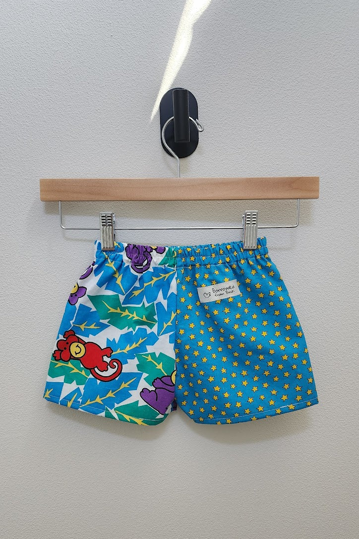 Boxy Shorts - Monkey Print