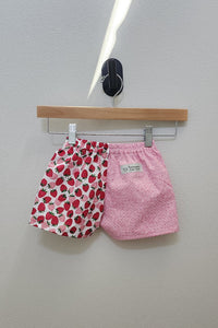 Boxy Shorts - Raspberry Print
