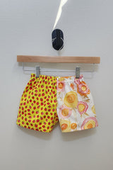 Boxy Shorts - Strawberry Flowers